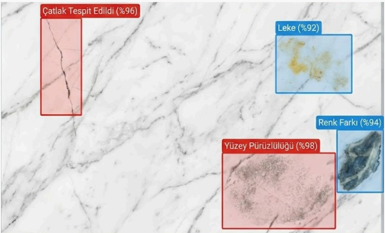 Mermer kalite kontrol